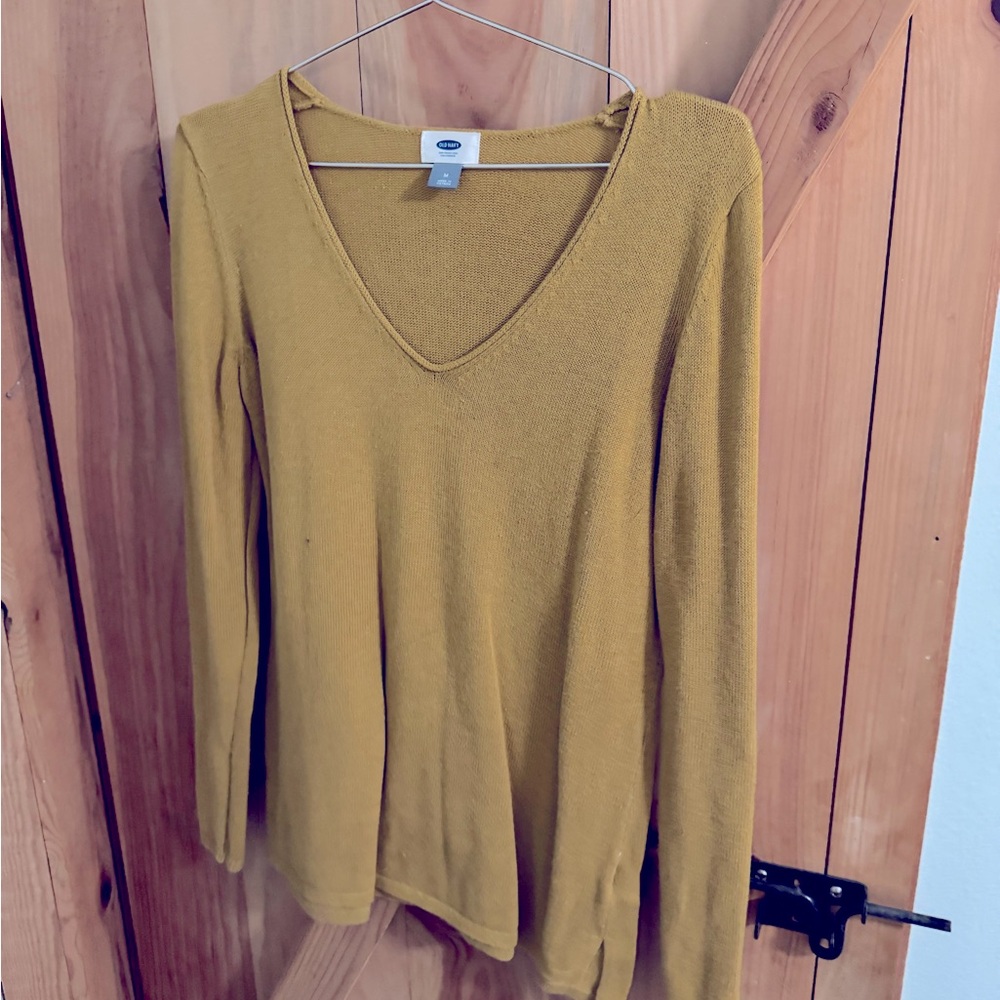 Mossy Gold Green Sweater - Old Navy